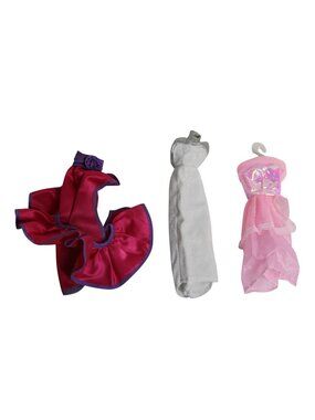 Vintage Various Barbie Doll Formal Dresses